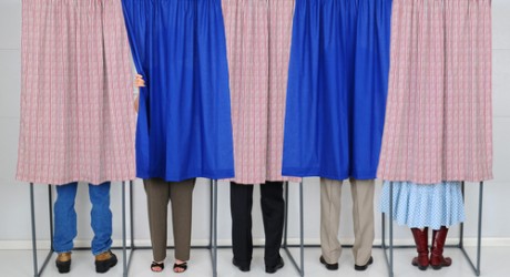 shutterstock / voting booth