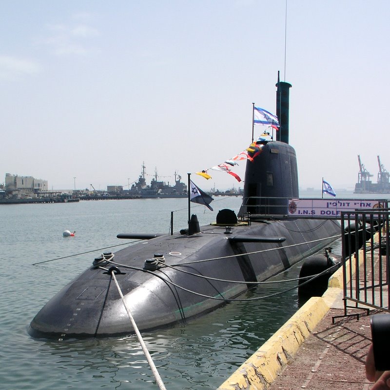 Israel has purchased five German-made Dolphin submarines and has a sixth on order. 