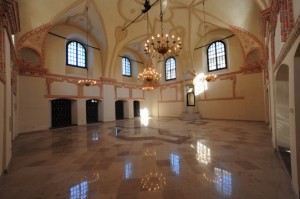 Interior of Zamosc Renaissance Synagogue in Poland. (Courtesy of World Monuments Fund)