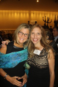 Amy Kaslow, winner of the 2014 Moment Magazine International Changemaker Award with Nadine Epstein