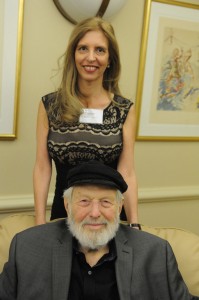 Nadine Epstein and Theodore Bikel on November 16, 2014