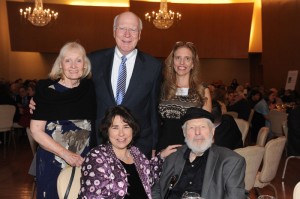 Senator Patrick Leahy and wife Marcelle along with Nadine Epstein and Aimee Ginsburg Bikel and Theodore Bikel 