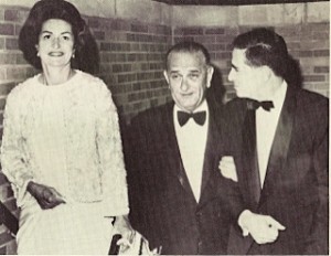 President Lyndon B. Johnson and Morris. Courtesy of the Abram estate.