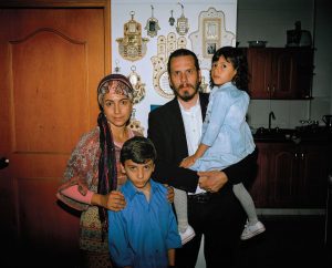 Elad Villegas with his family in Bello. Mateo Gomez Garcia/The California Sunday Magazine