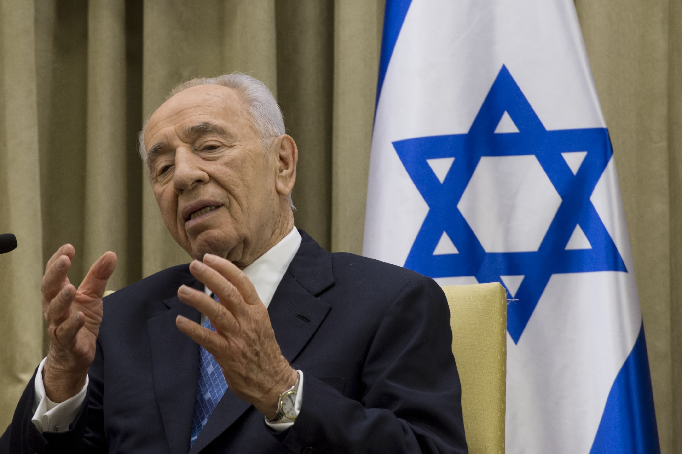 Shimon Peres in 2013. Credit: Wikimedia Commons